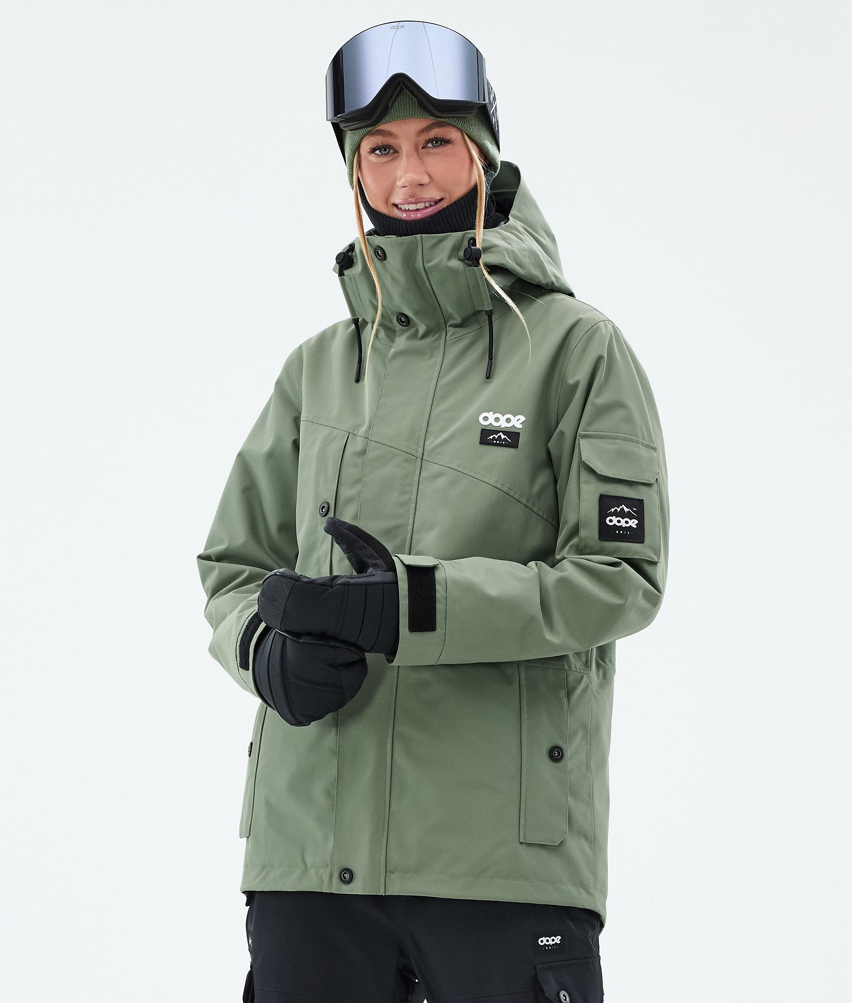 Snowboard Jacket For Women Moss Green