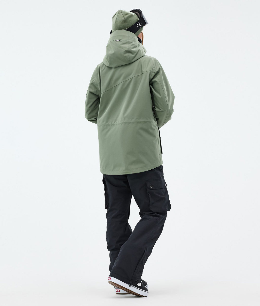 Snowboard Jacket For Women Moss Green