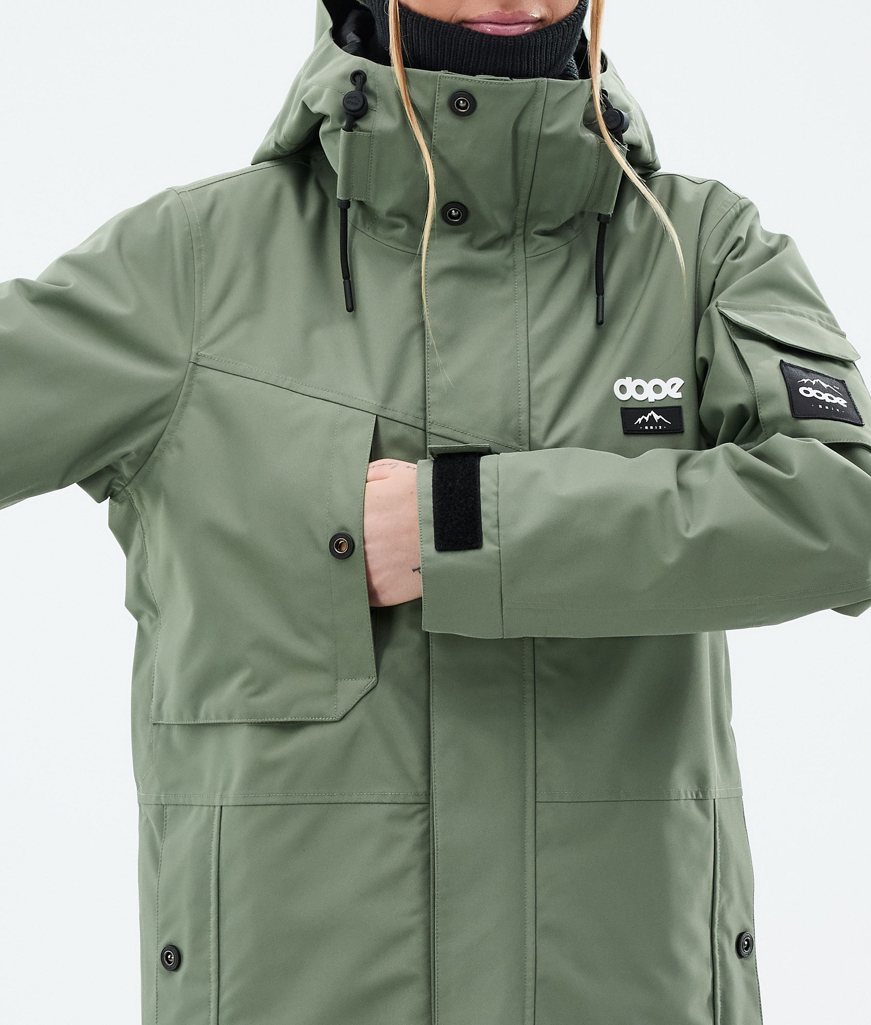 Snowboard Jacket For Women Moss Green