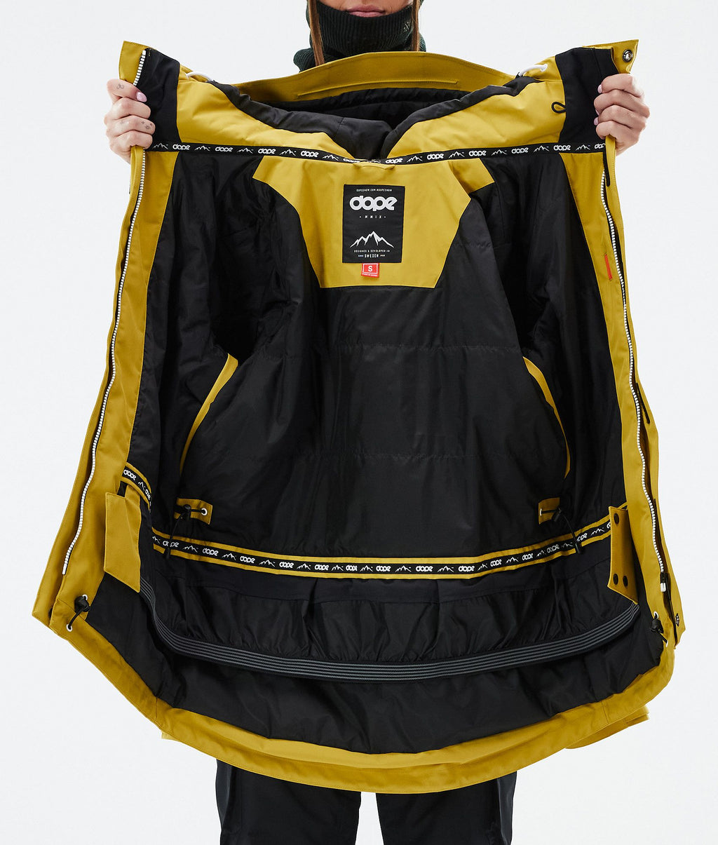Snowboard Jacket For Women Yellow