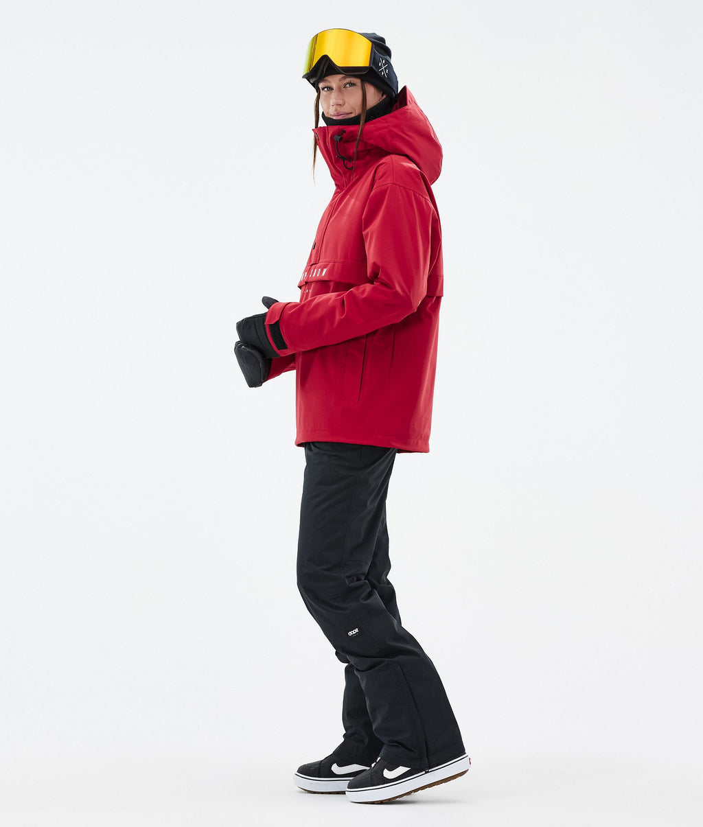 Snowboard Jacket For Women Deep Red