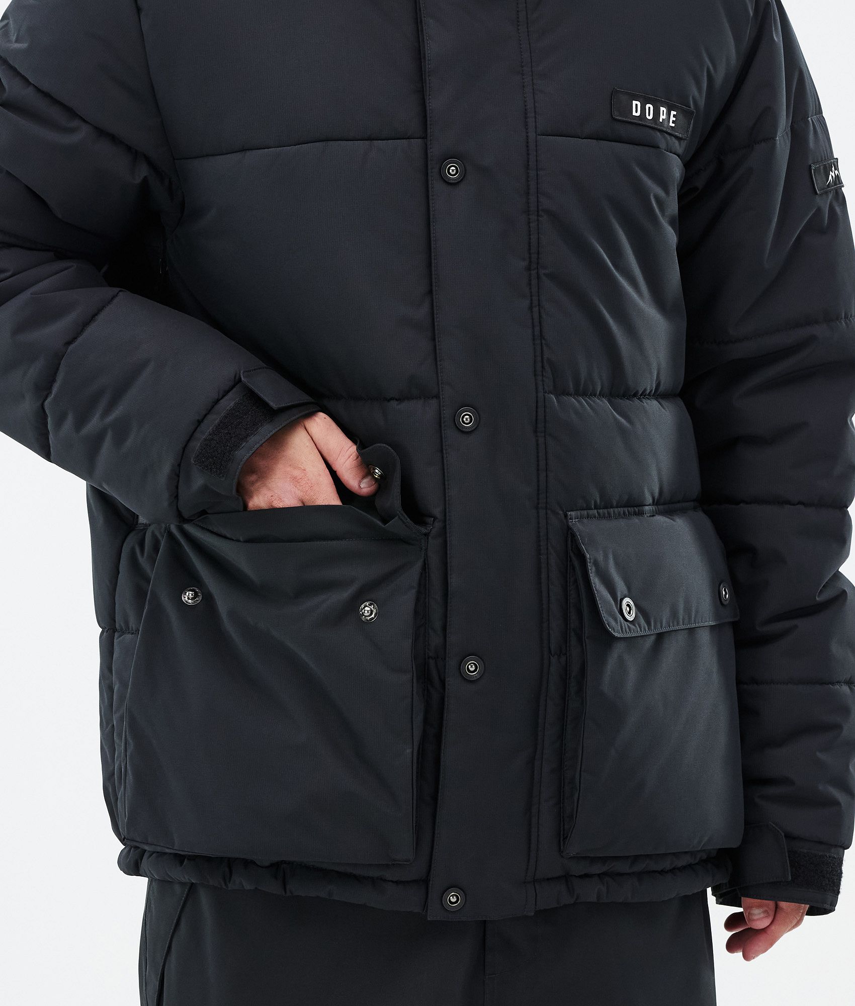 Snowboard Jacket For Men Black