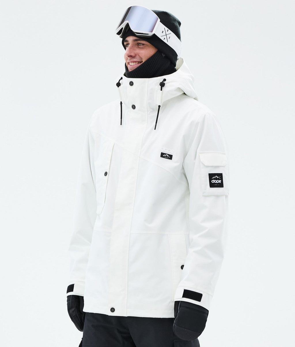 Snowboard Jacket For Men Whitish