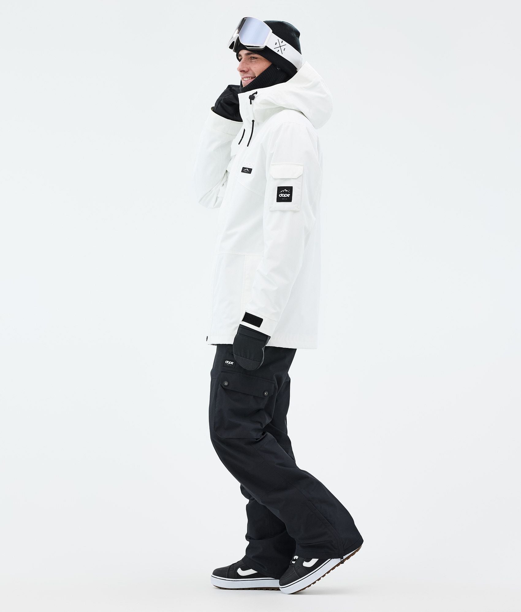 Snowboard Jacket For Men Whitish