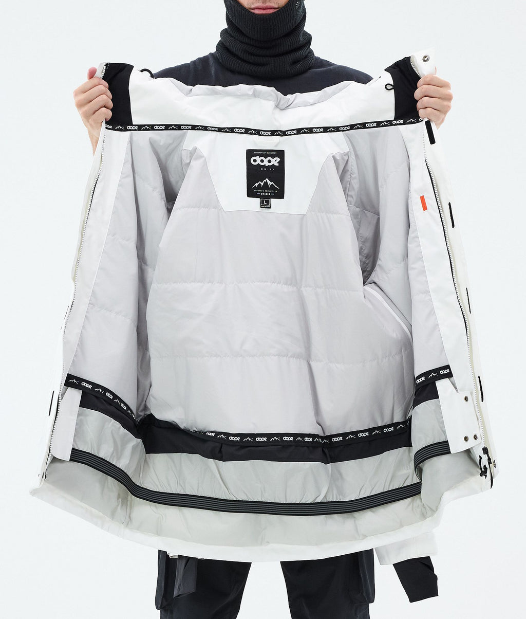 Snowboard Jacket For Men Whitish