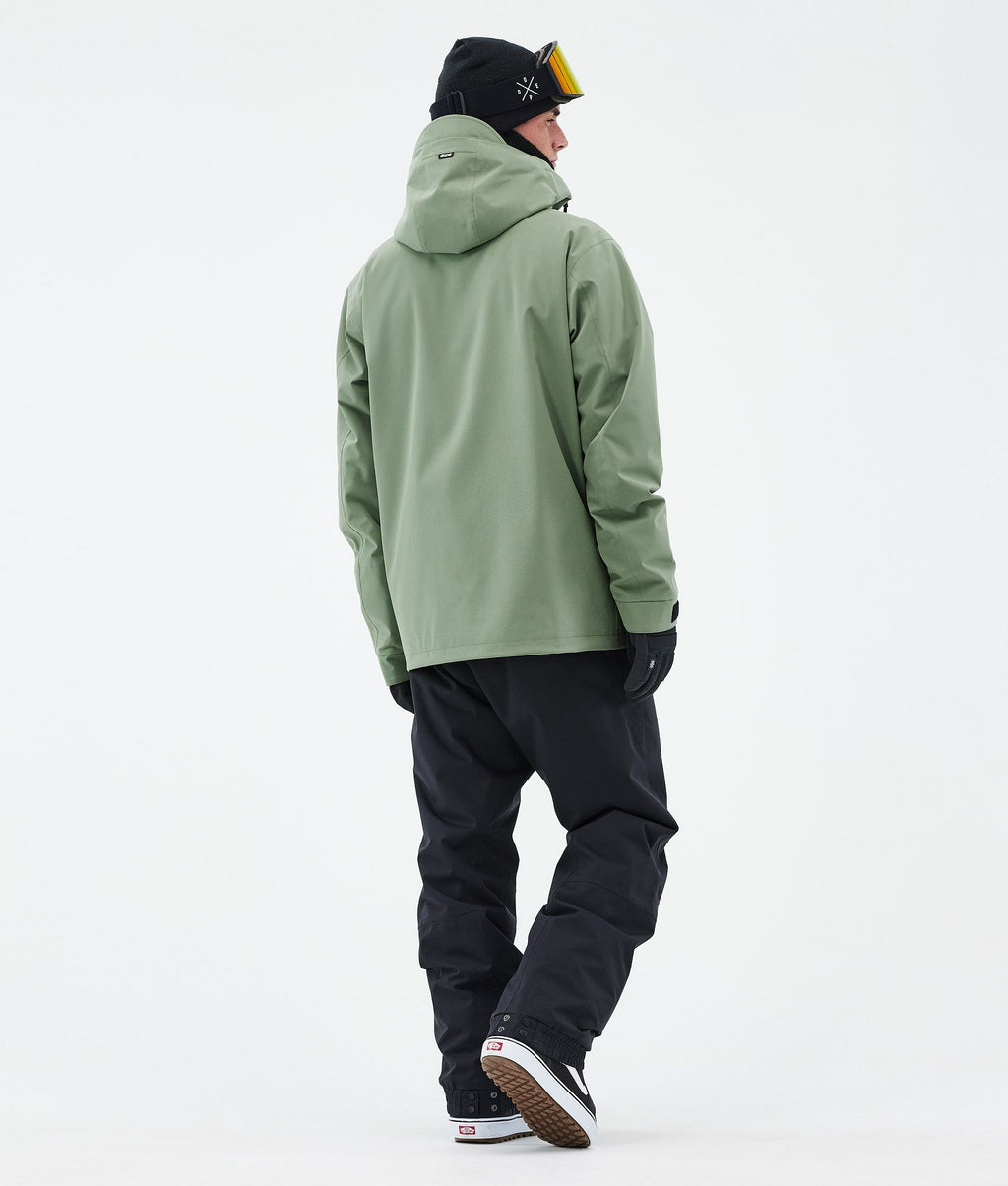 Snowboard Jacket For Men Moss Green