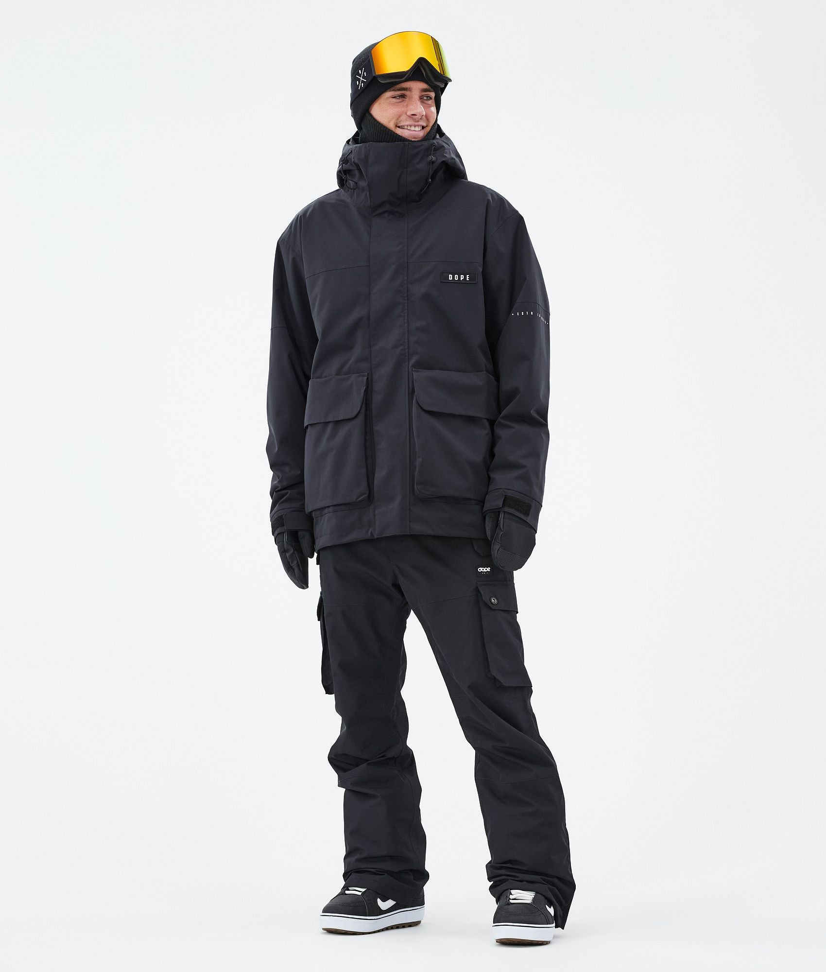 Snowboard Jacket For Men Black