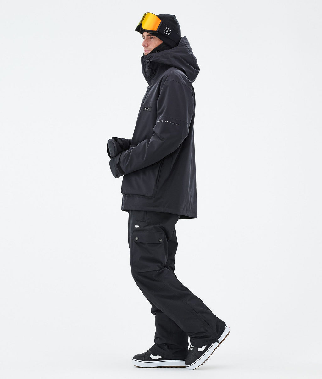 Snowboard Jacket For Men Black
