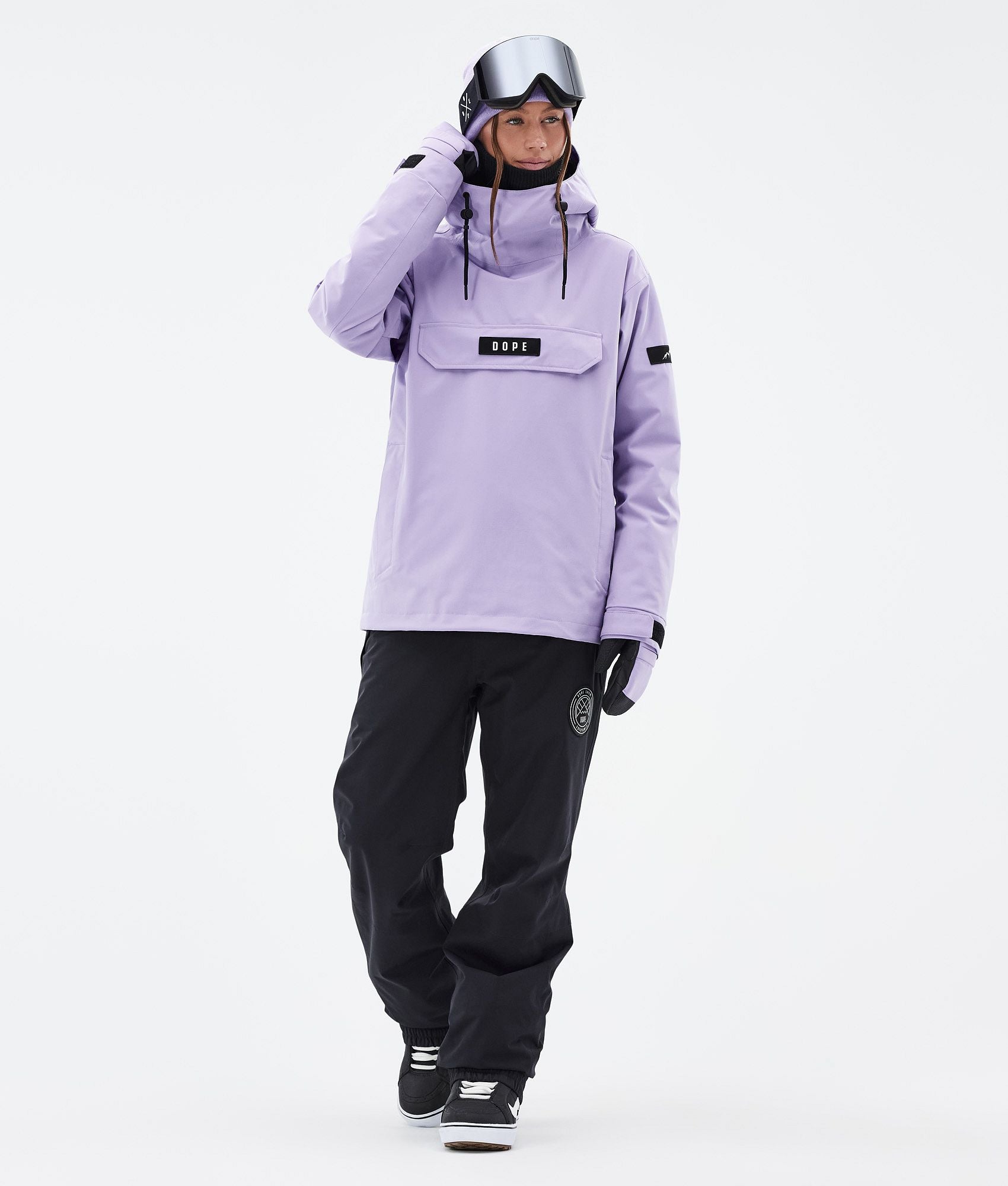 Snowboard Jacket For Women Corduroy Faded Violet