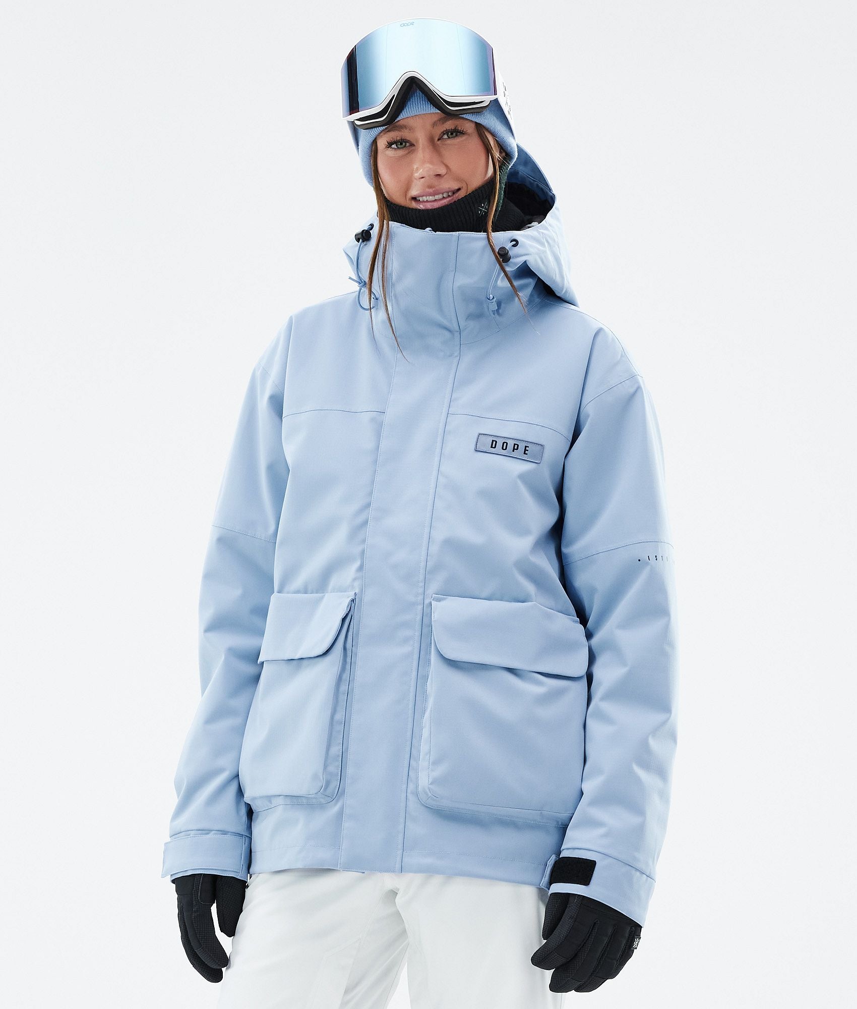 Snowboard Jacket For Women Light Blue