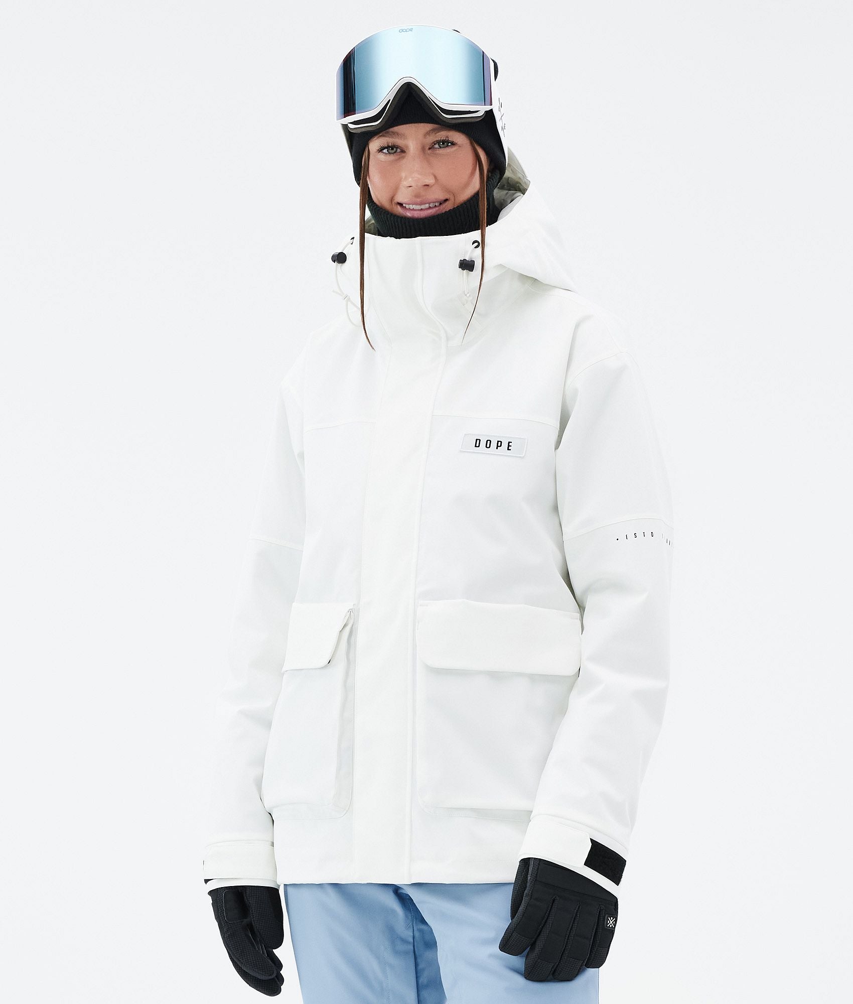 Snowboard Jacket For Women Whitish