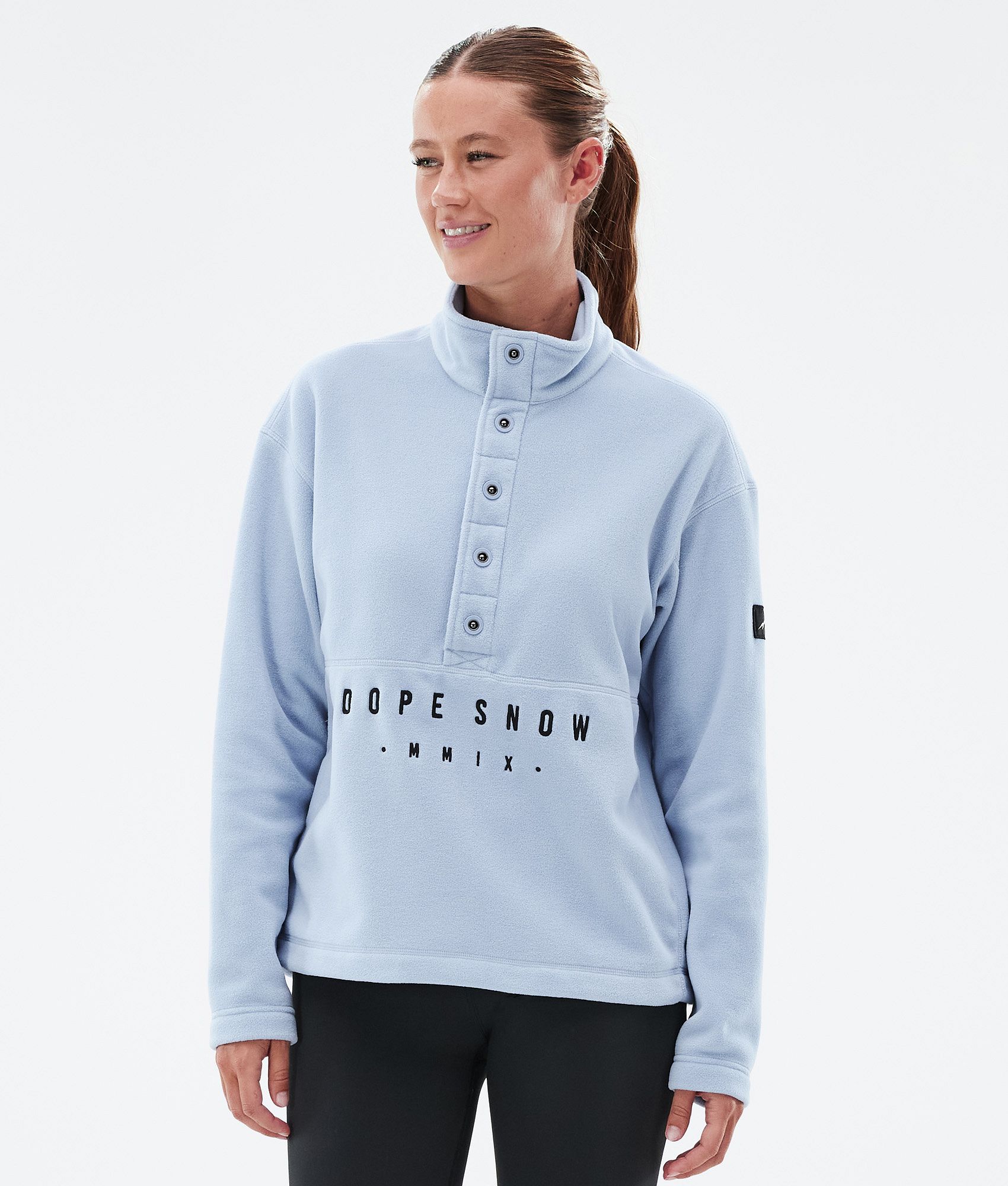 Fleece Sweater For Women Light Blue
