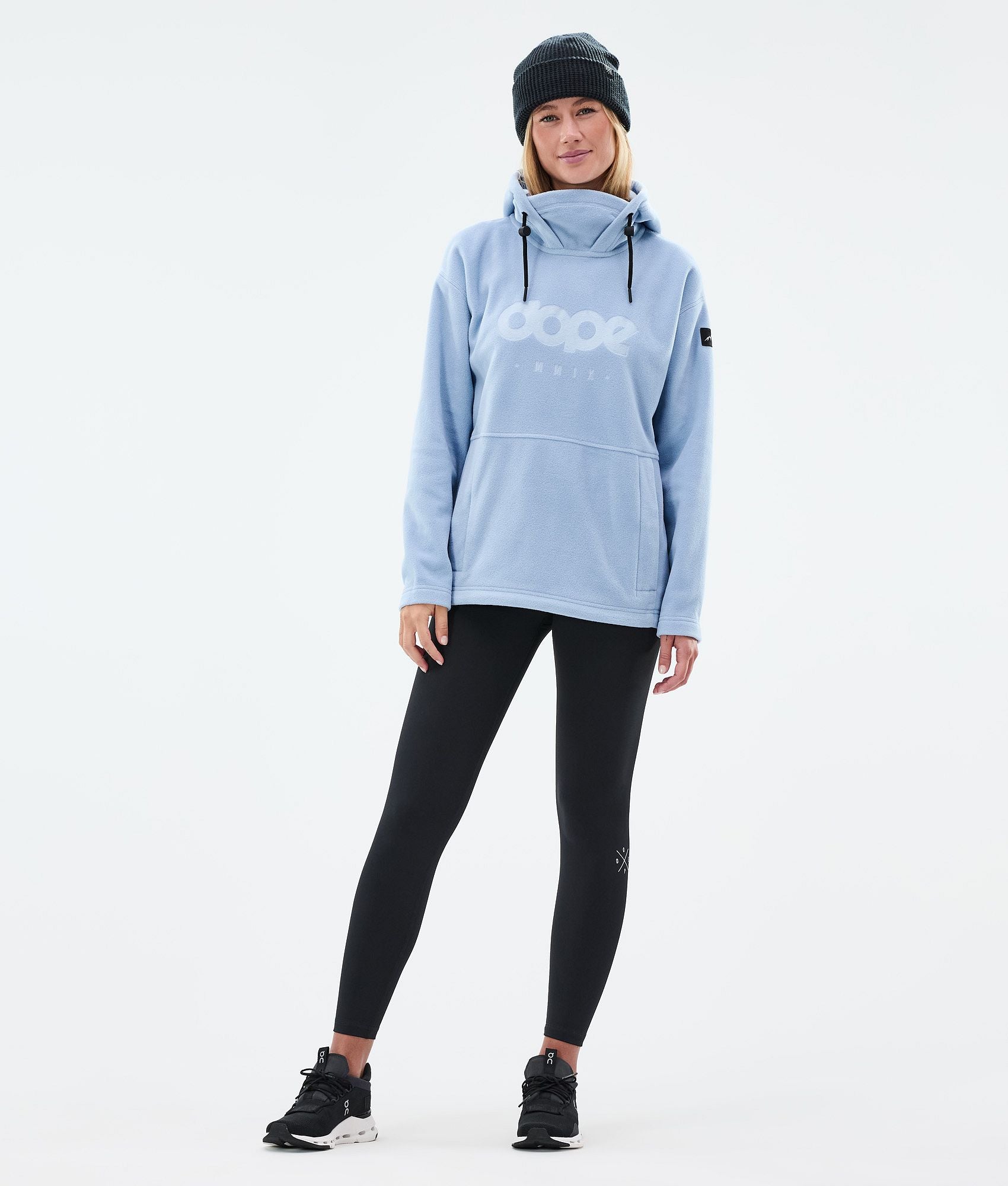 Fleece Hoodie For Women Light Blue