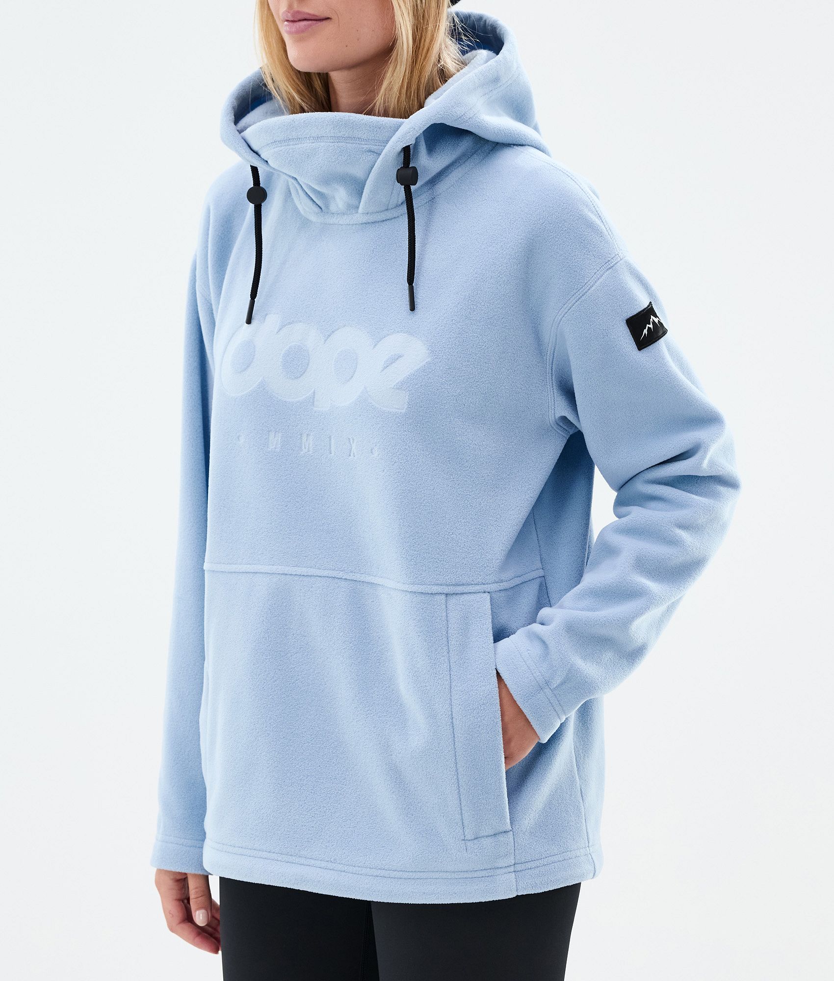 Fleece Hoodie For Women Light Blue