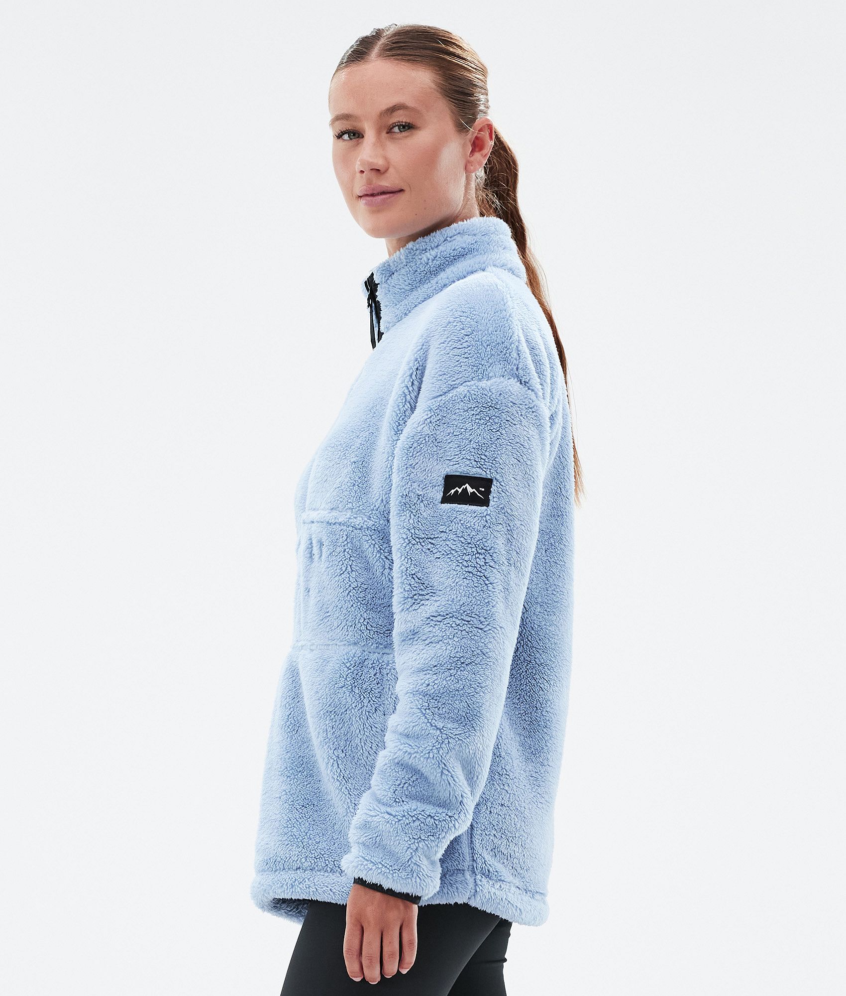 Fleece Sweater For Women Light Blue
