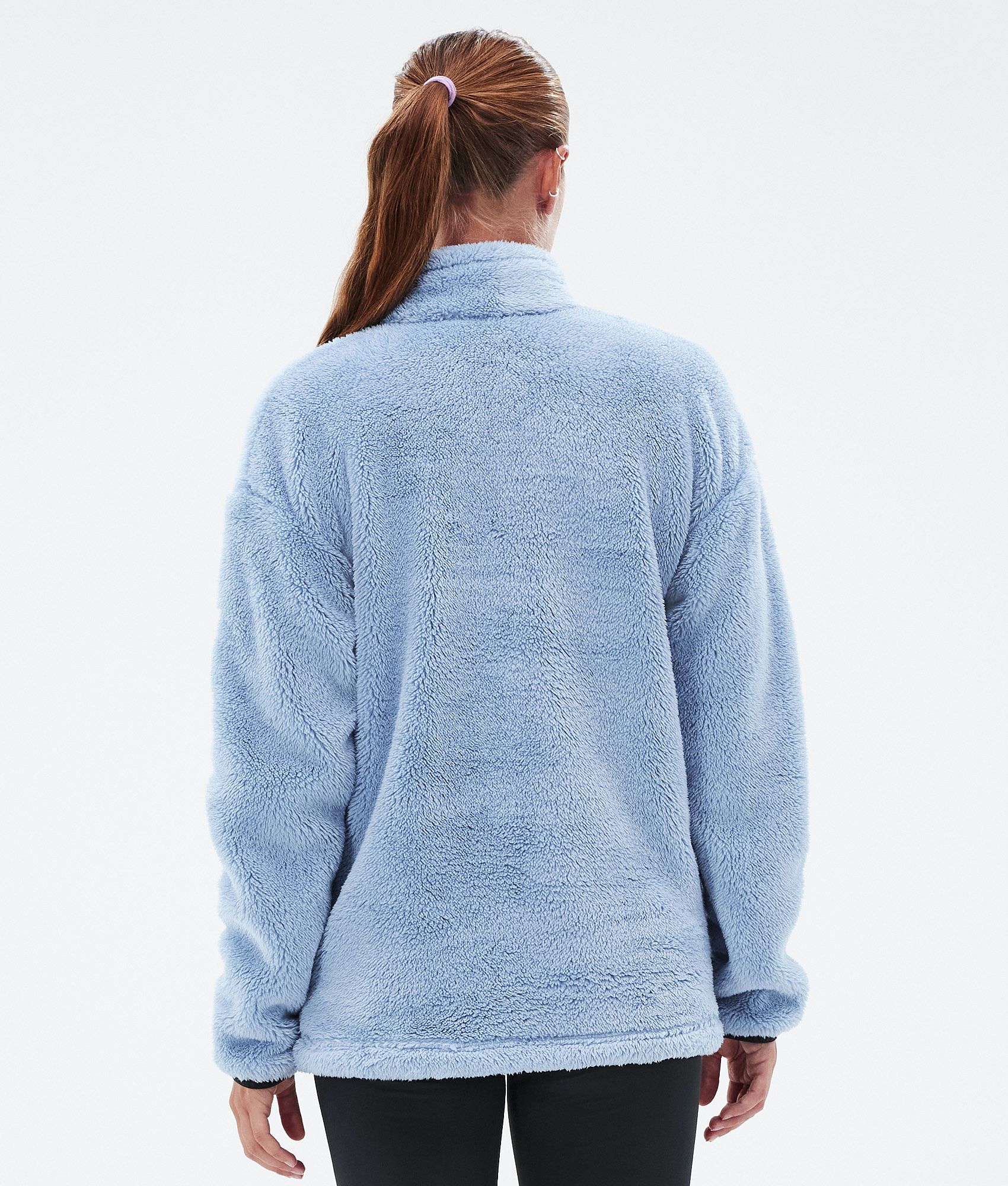 Fleece Sweater For Women Light Blue