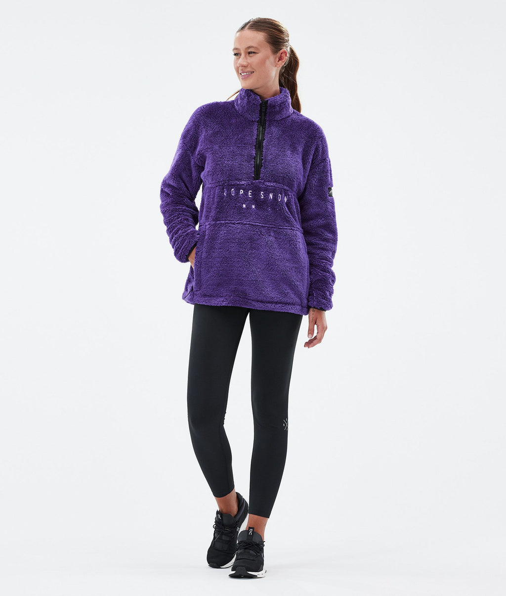 Fleece Sweater For Women Vivid Purple