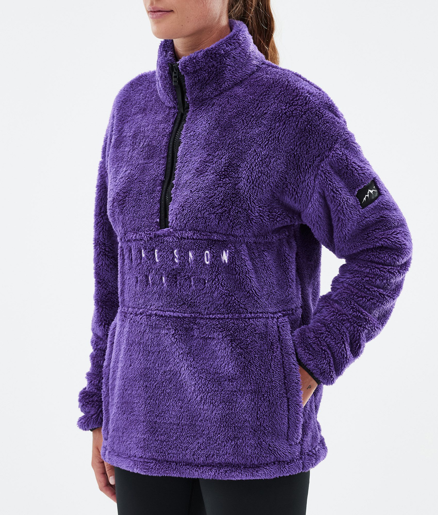 Fleece Sweater For Women Vivid Purple