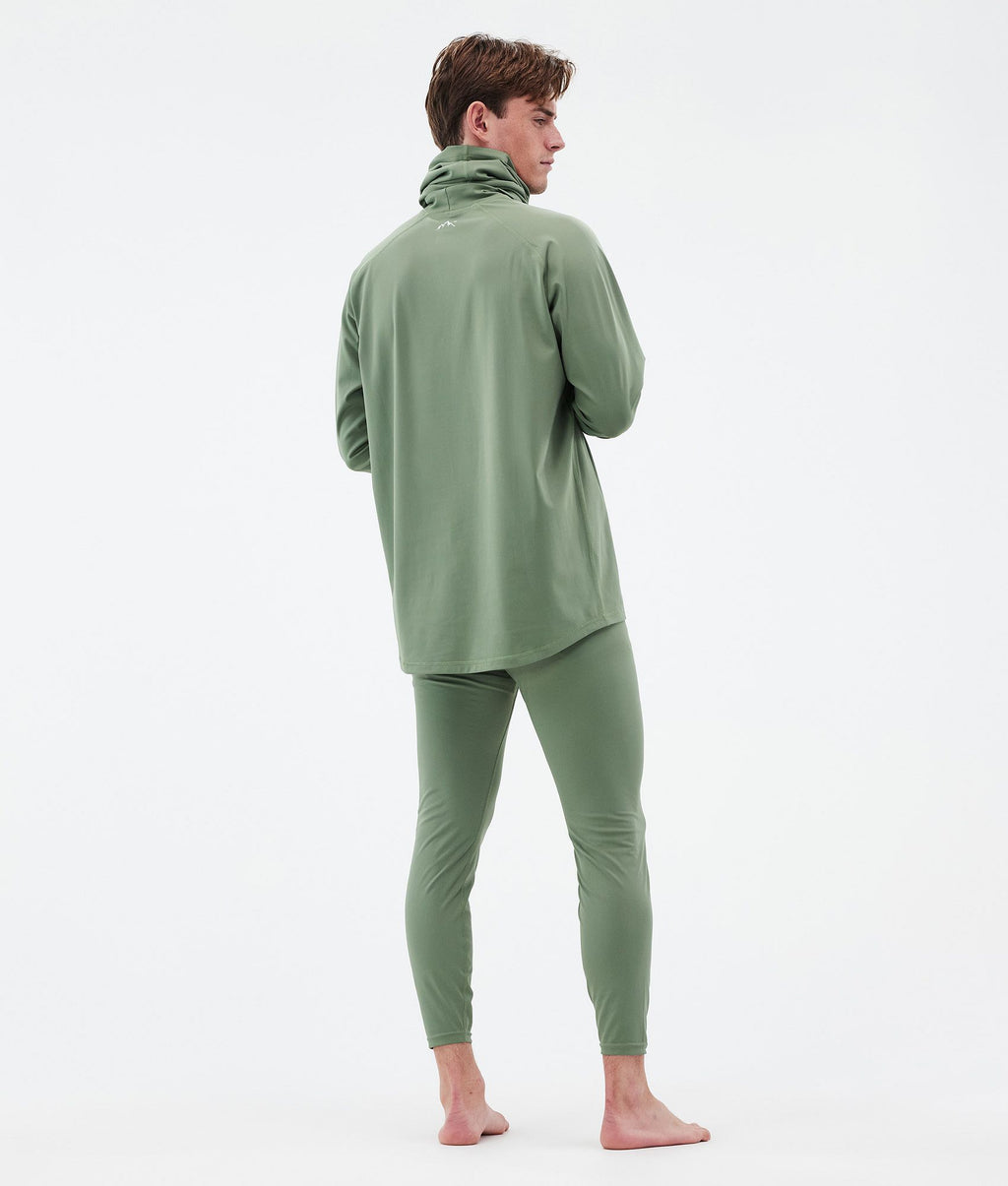 Base Layer Top For Men 2X-Up Moss Green