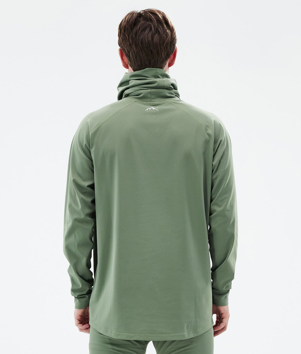 Base Layer Top For Men 2X-Up Moss Green