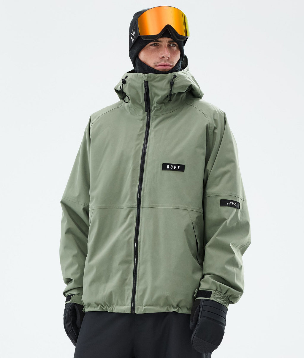 Snowboard Jacket For Men Moss Green