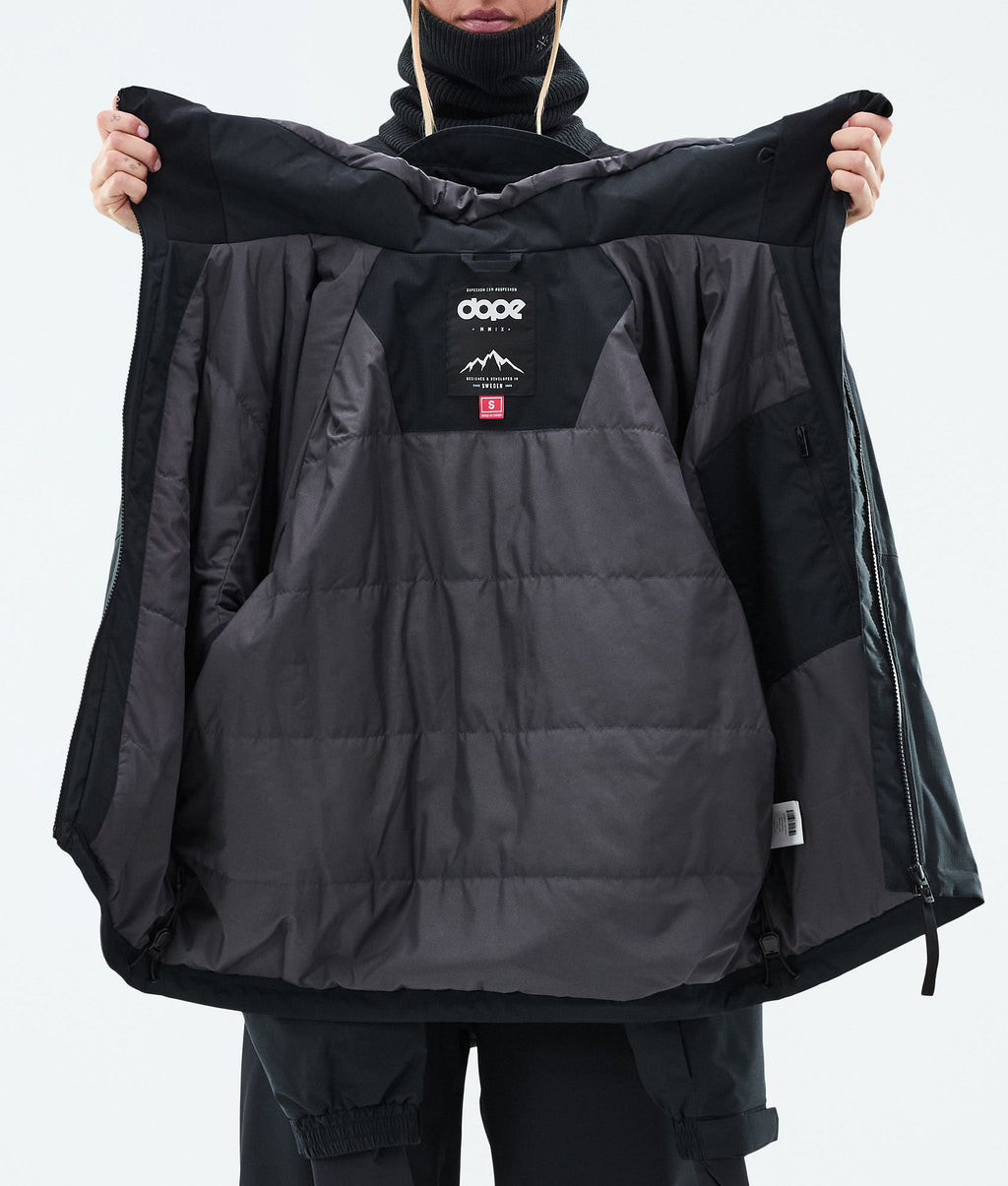 Snowboard Jacket For Women Black