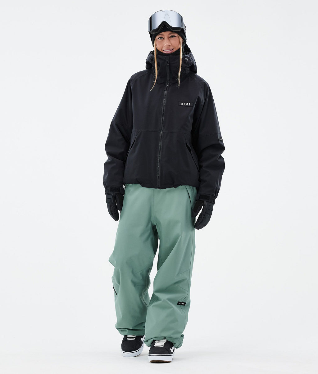 Snowboard Pants For Women Faded Green