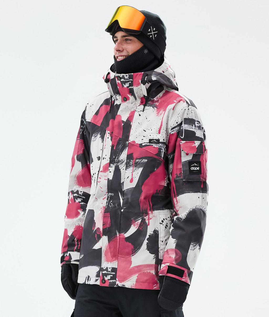Snowboard Jacket For Men Doodle