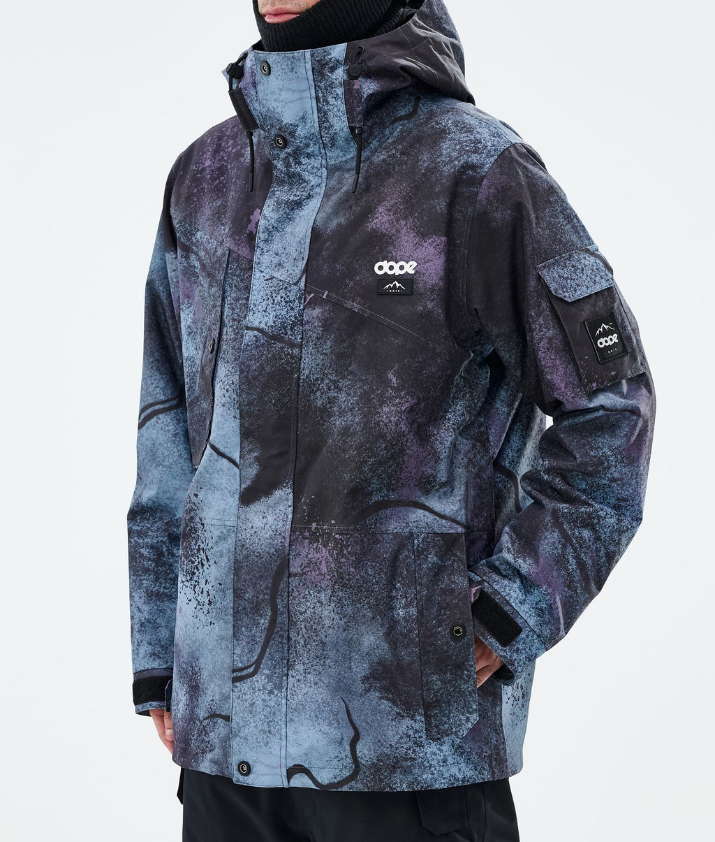 Snowboard Jacket For Men Jungle Purple