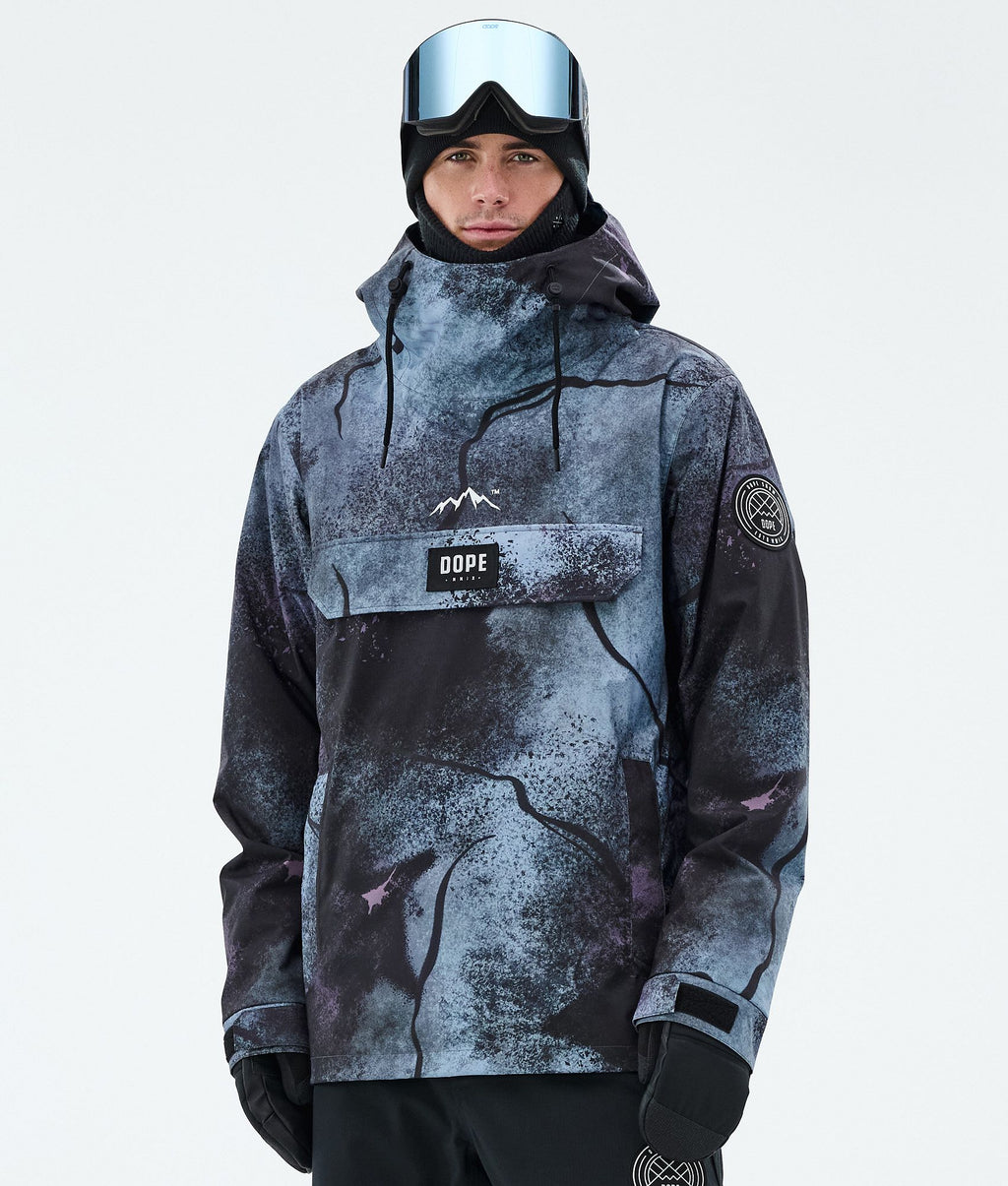 Snowboard Jacket For Men Jungle Purple