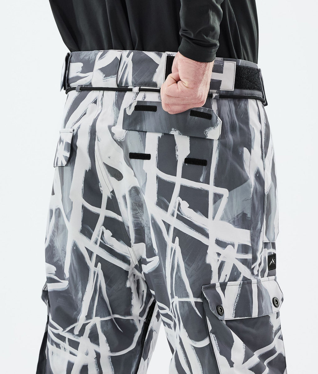 Snowboard Pants For Men Scribble Black
