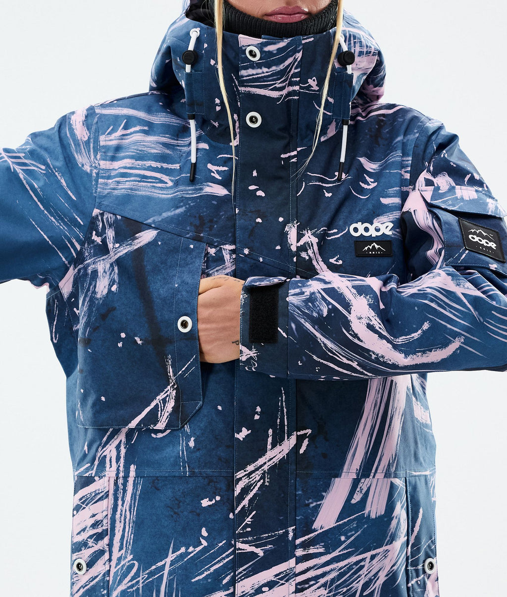 Snowboard Jacket For Women Carvings Pink