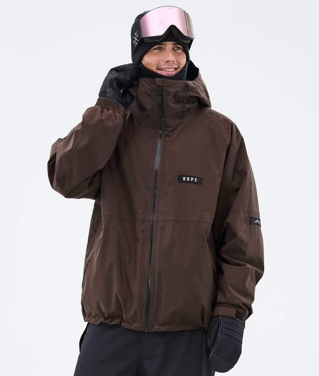 Snowboard Jacket For Men Dark Brown