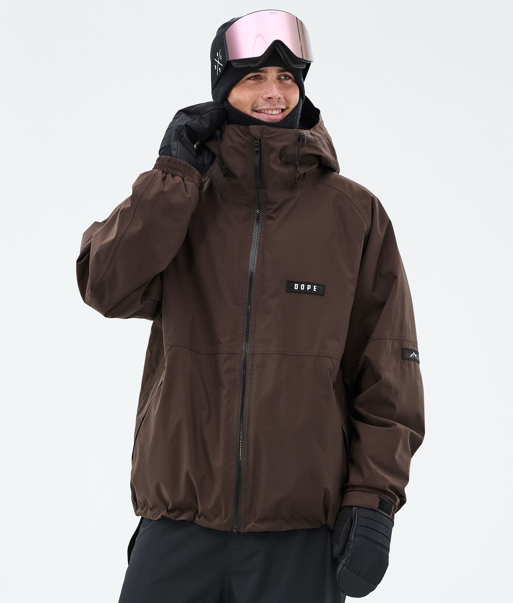 Snowboard Jacket For Men Dark Brown