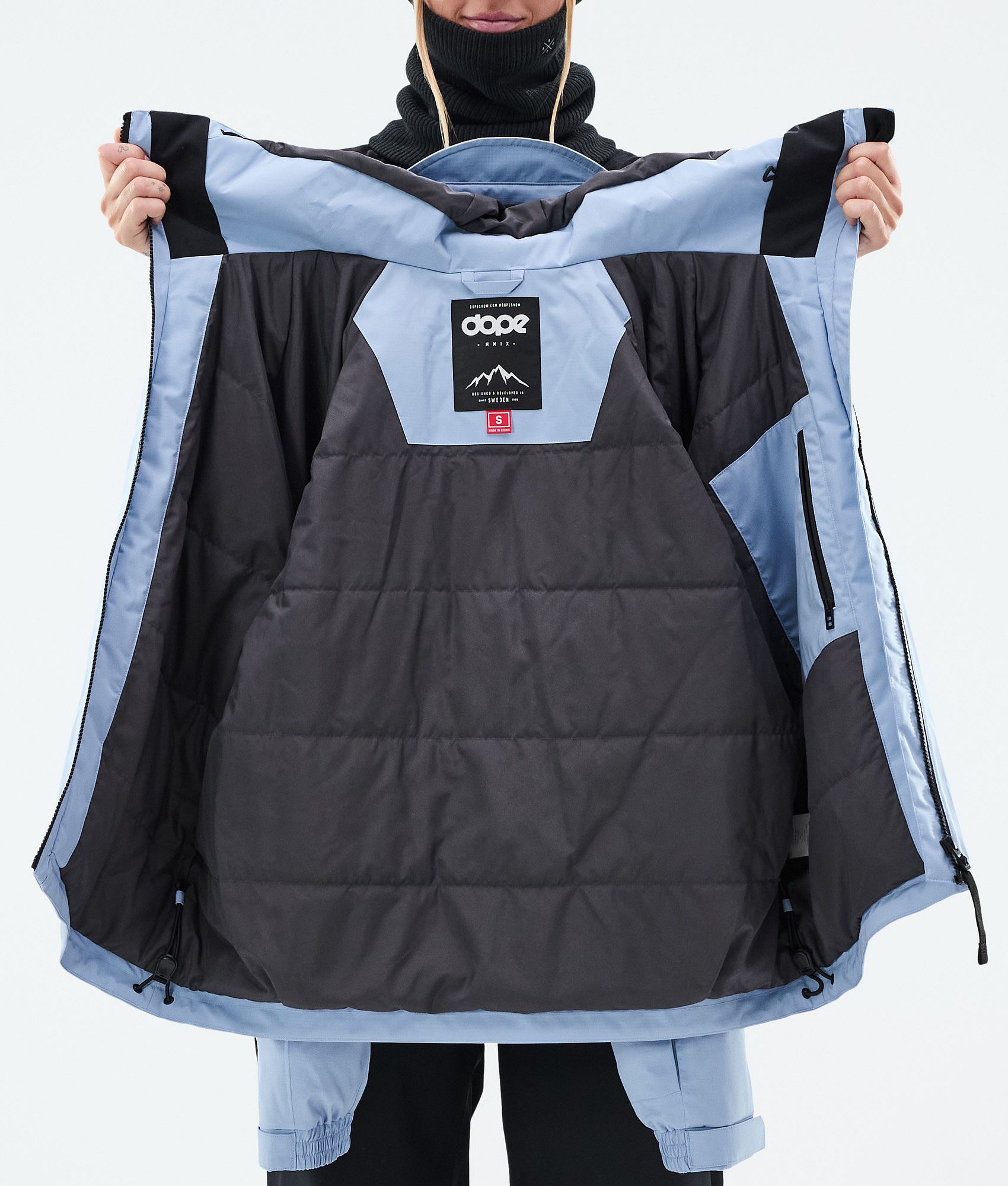 Snowboard Jacket For Women Light Blue