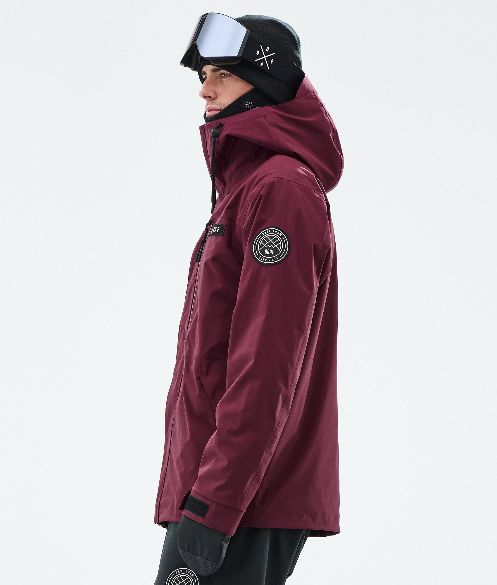 Snowboard Jacket For Men Burgundy