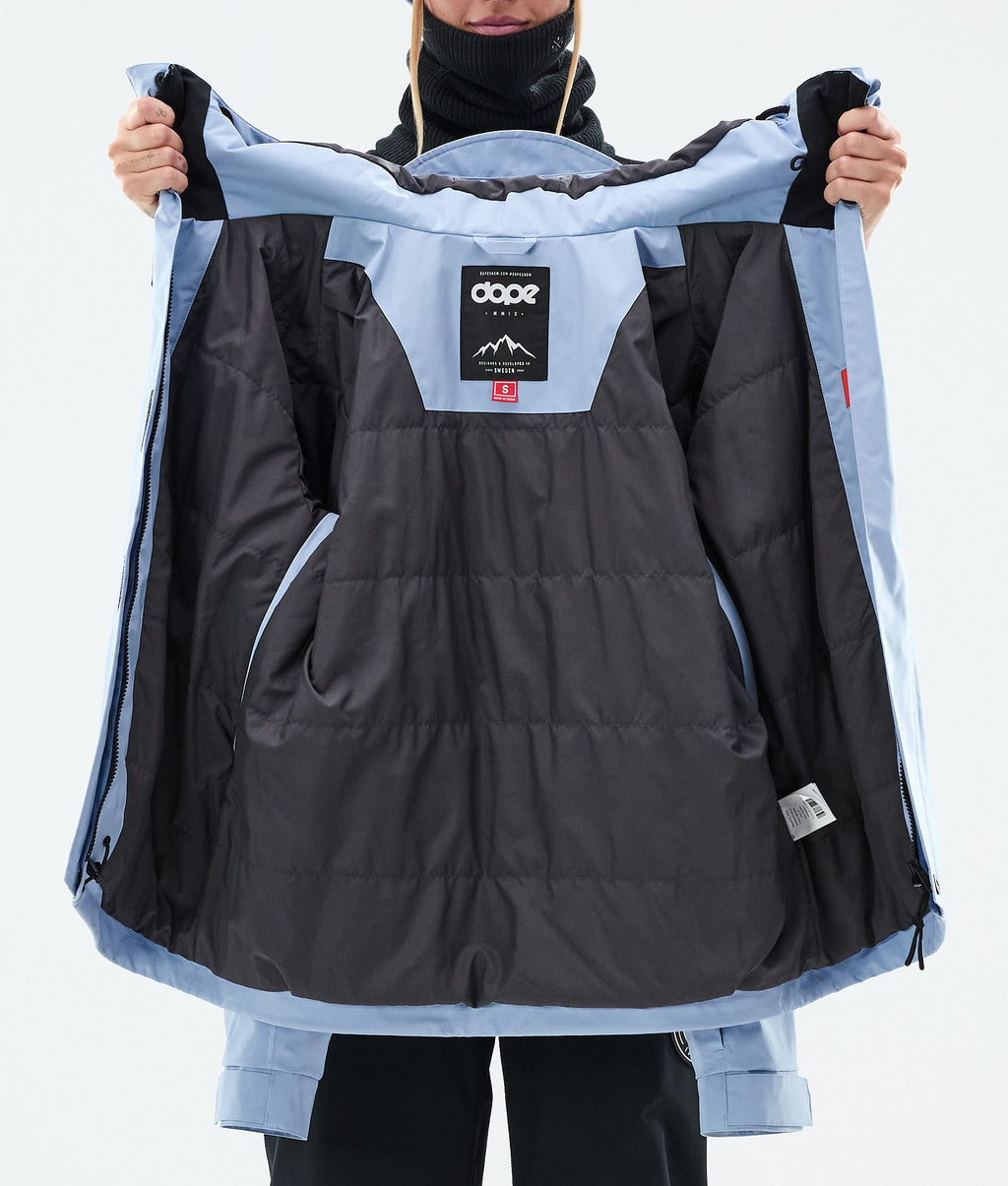 Snowboard Jacket For Women Light Blue