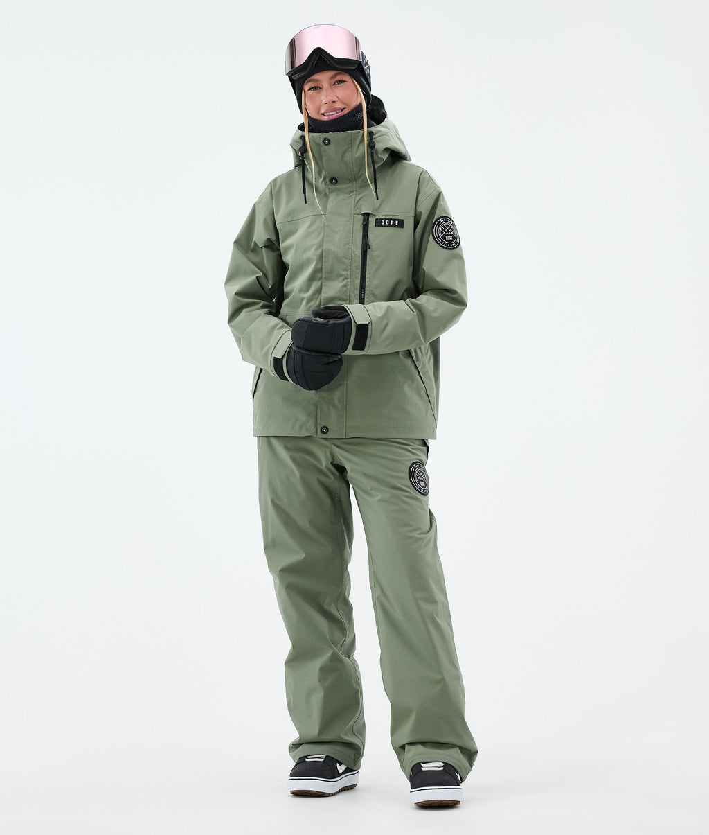 Snowboard Pants For Women Moss Green