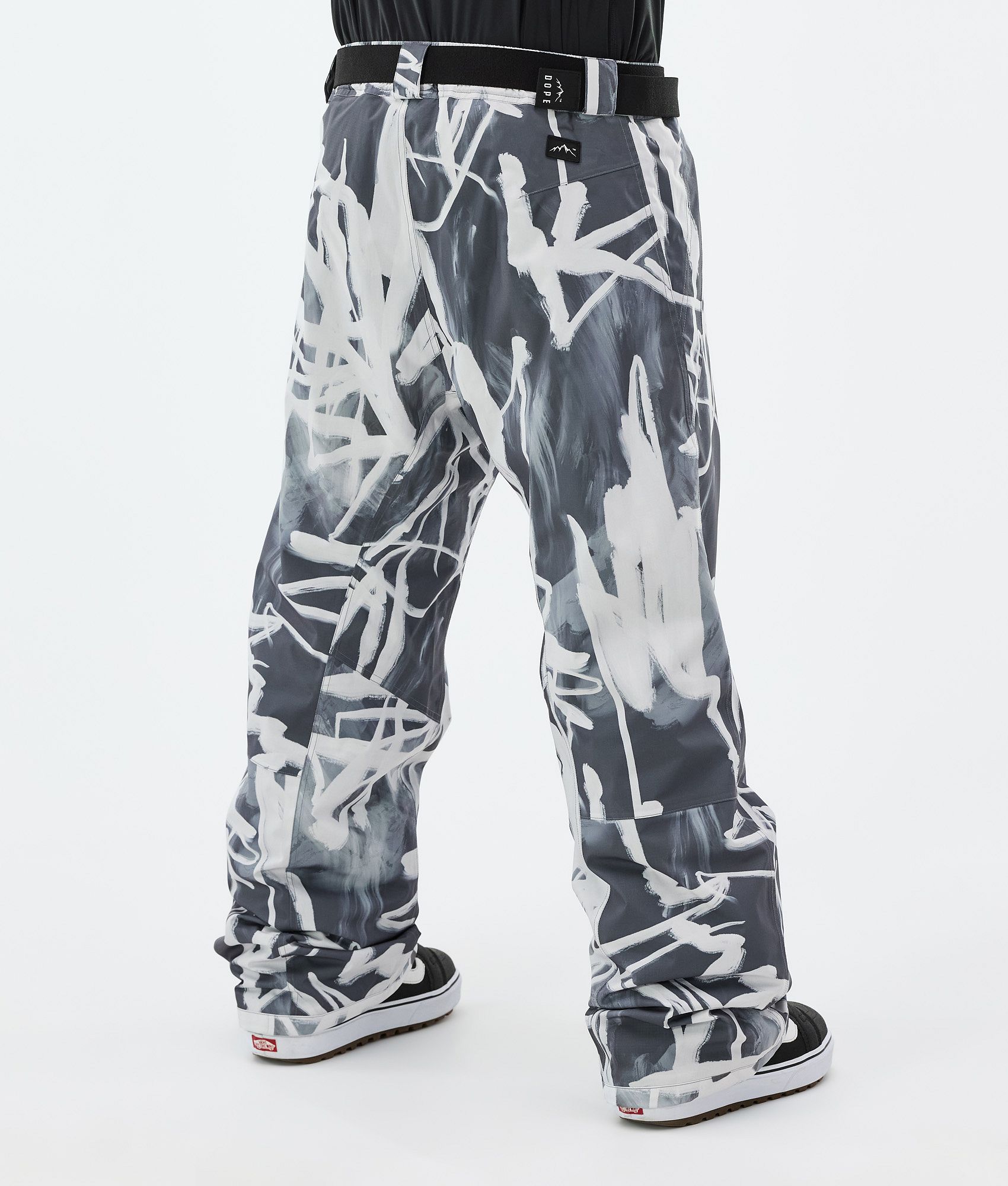 Snowboard Pants For Men Scribble Black