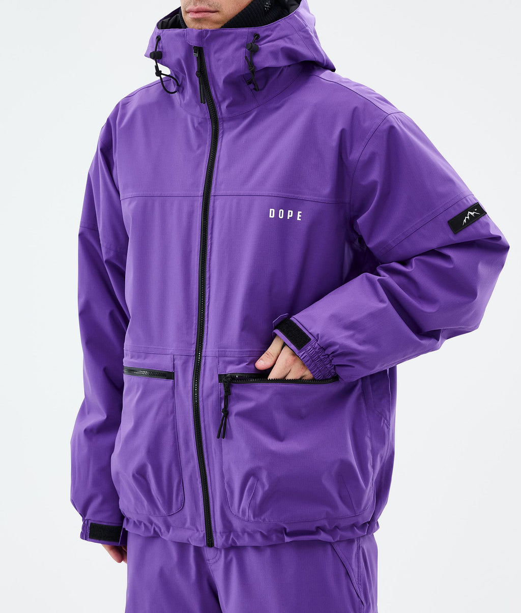 Snowboard Jacket For Men Vivid Purple