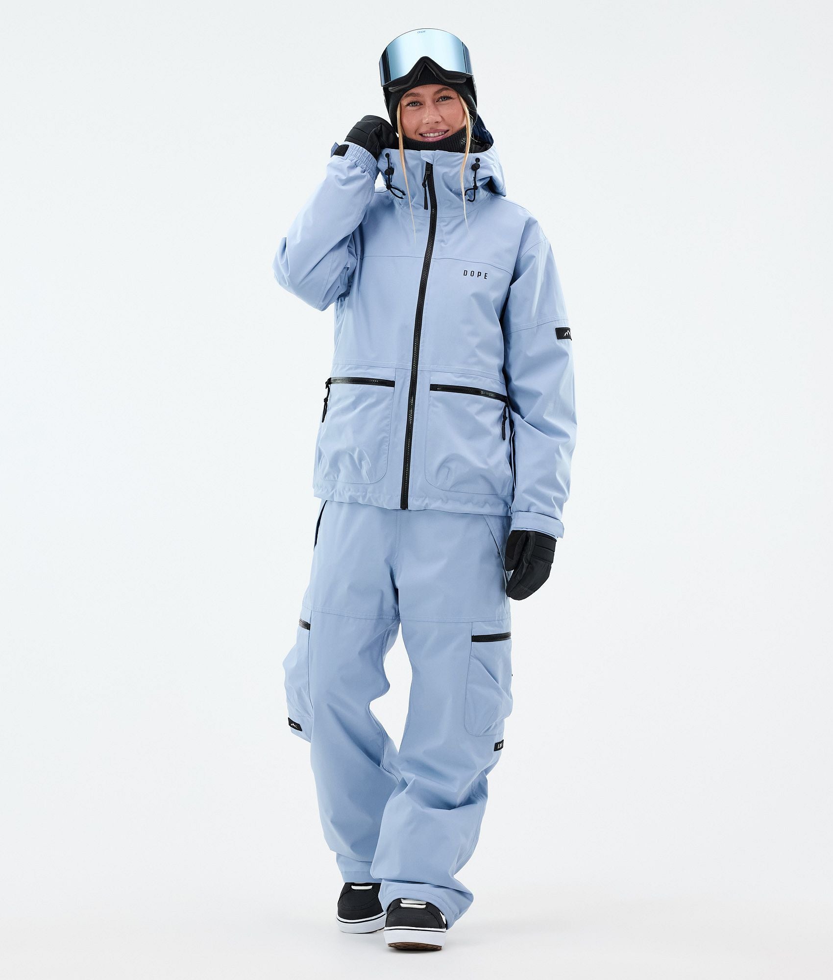 Snowboard Jacket For Women Light Blue