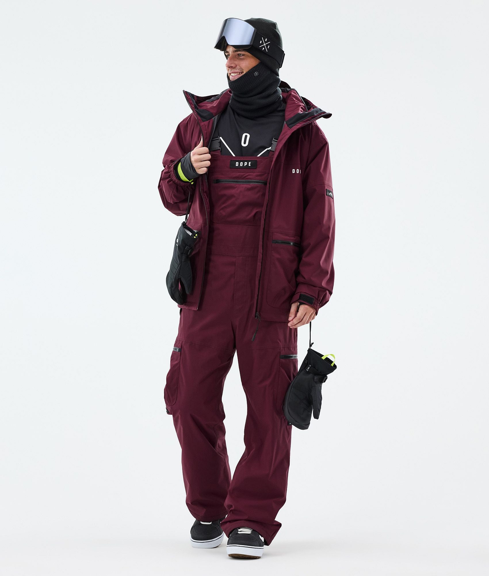 Snowboard Pants For Men Burgundy