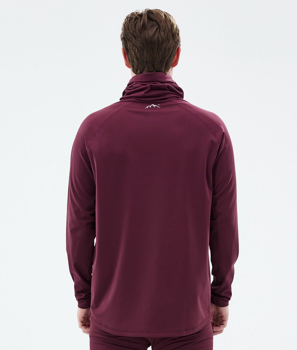 Base Layer Top For Men 2X-Up Burgundy