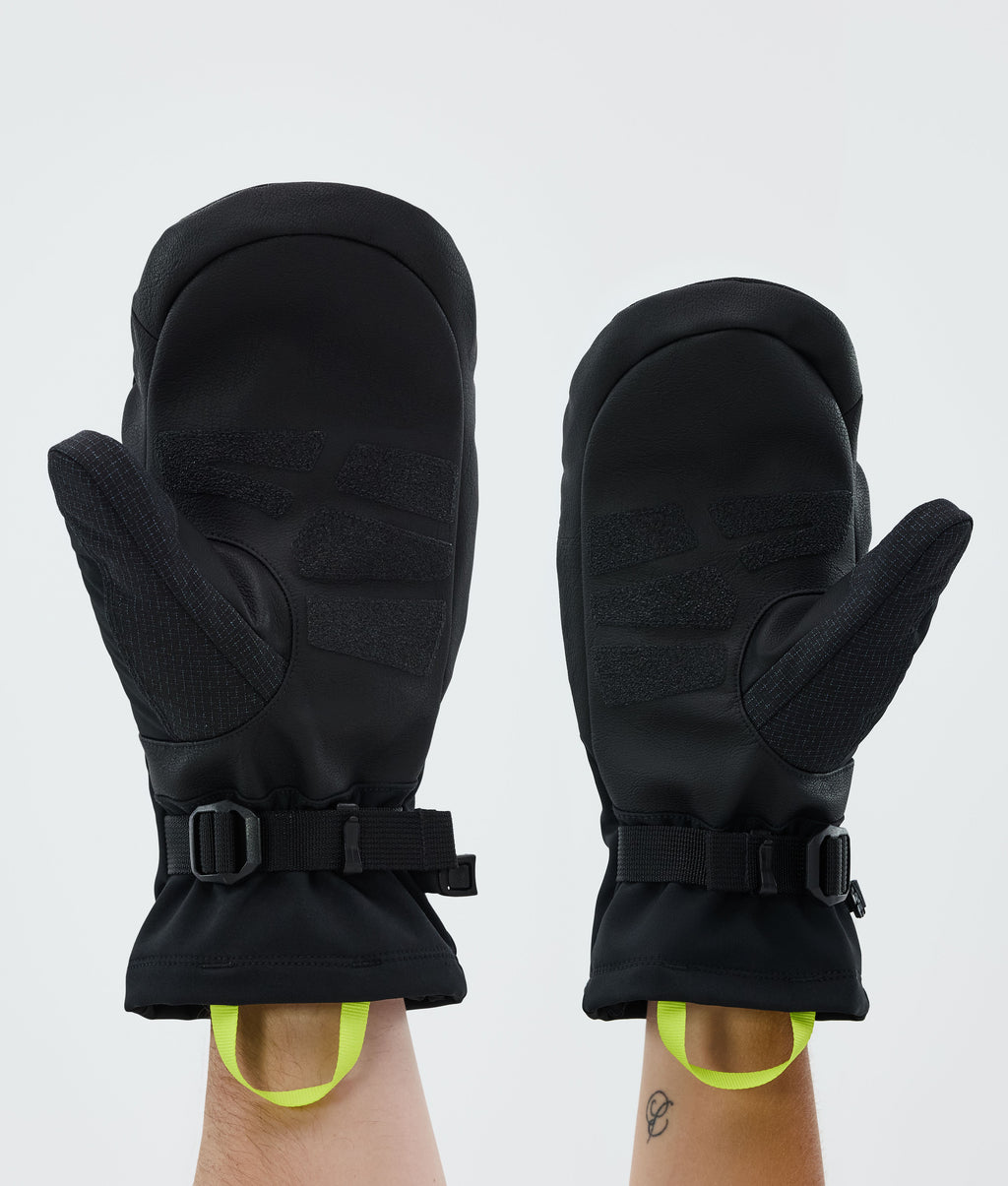 Snow Mittens Black