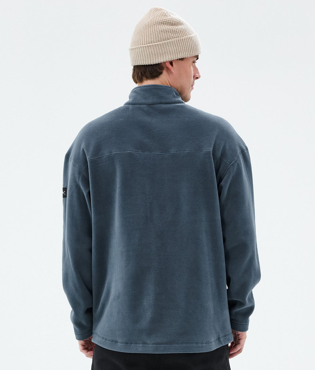 Fleece Sweater For Men Metal Blue