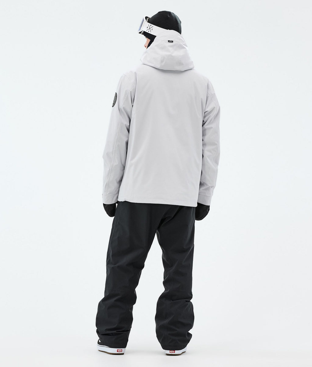 Snowboard Jacket For Men Light Grey
