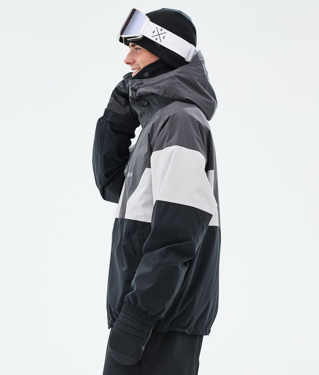 Snowboard Jacket For Men Sport Phantom/Light Grey/Black