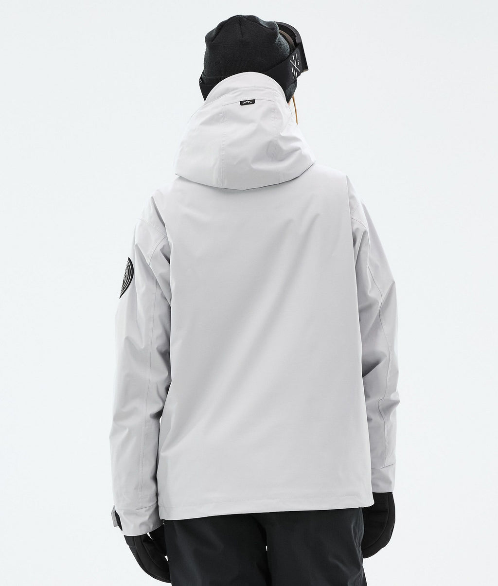 Snowboard Jacket For Women Light Grey