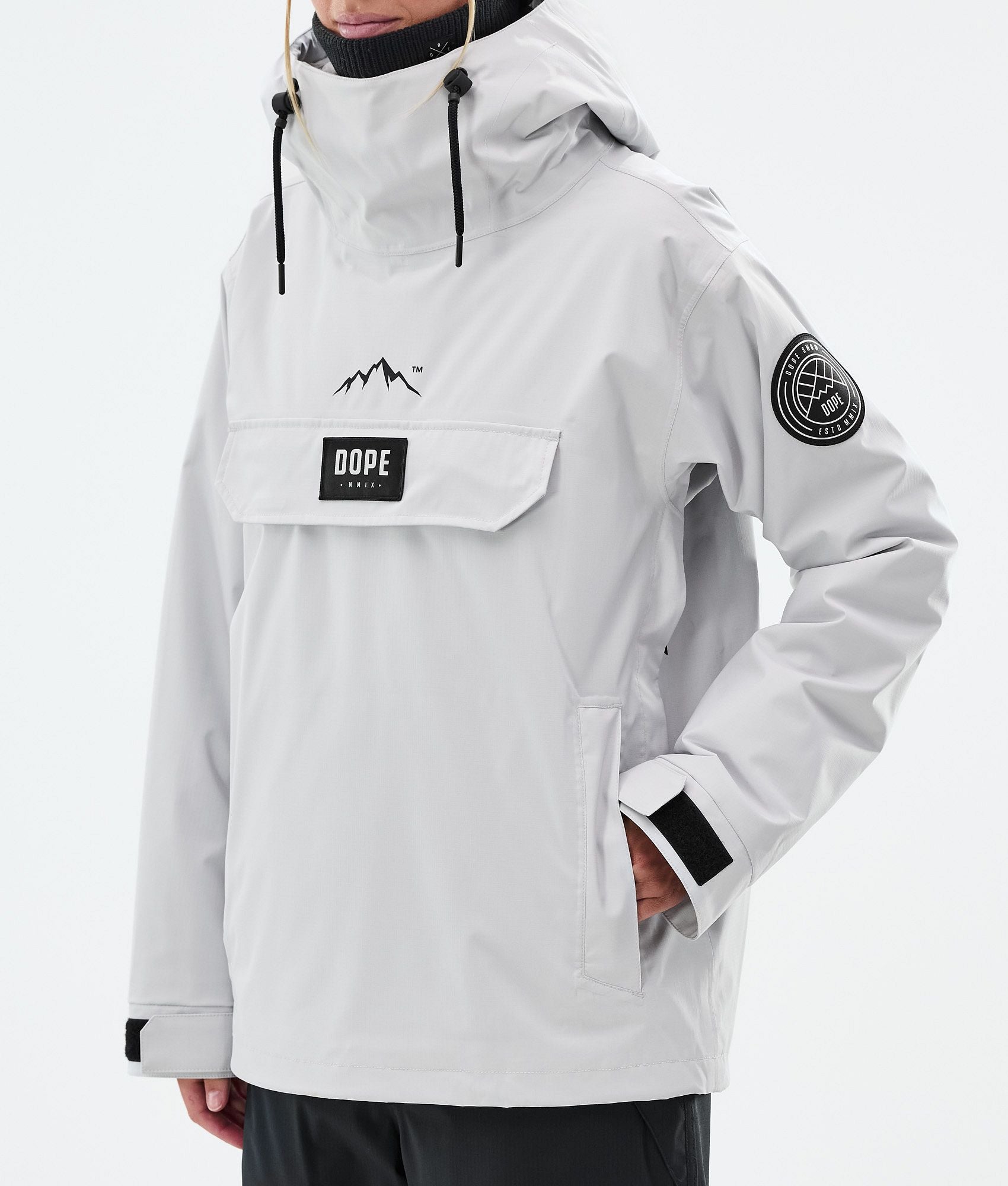 Snowboard Jacket For Women Light Grey