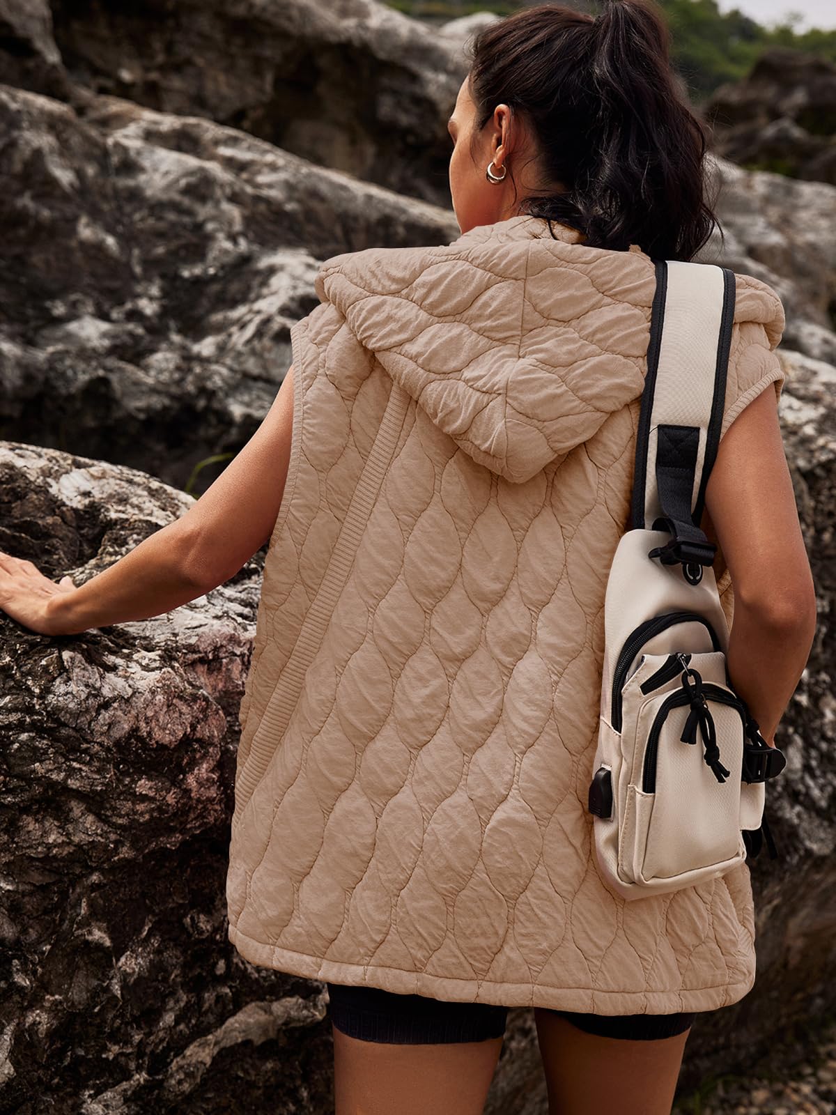 Women's Hooded Quilted Down Puffer Vest (Buy 2 Free Shipping)
